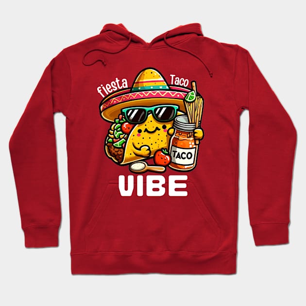 fiesta cute taco Hoodie by LionKingShirts